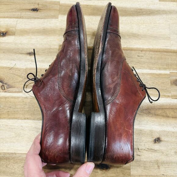 Allen Edmonds Byron Cap-Toe Oxford Dress Shoes Men Size 10 B Brown Leather main image 6